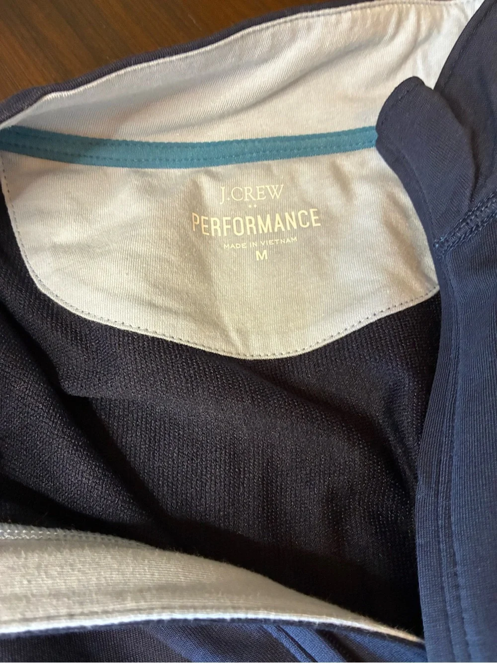 Men's Quarter-Zip Long Sleeve Shirt - Navy